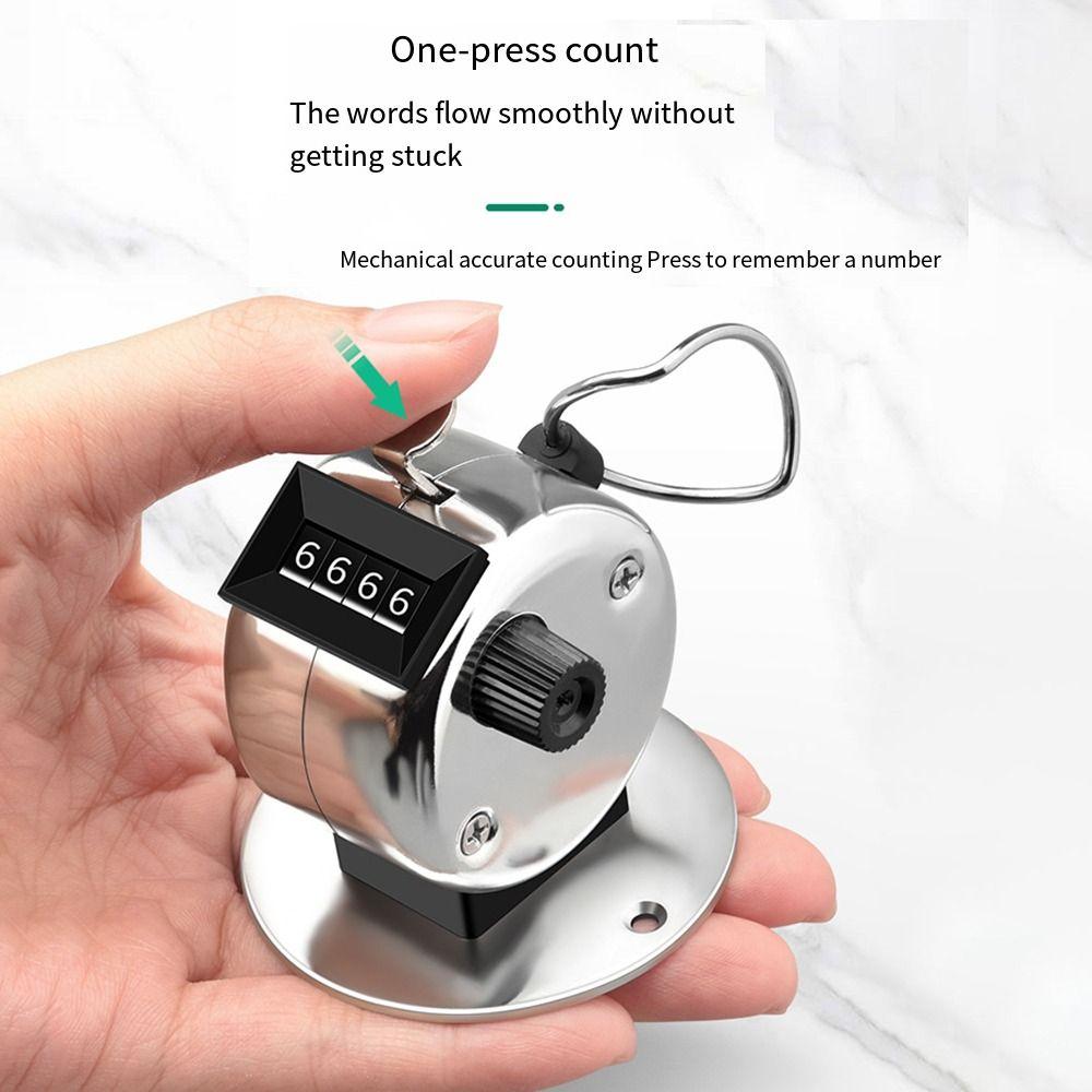 Handheld. Hand Tally Counter Thickened Metal Mechanical Number Click Counters  Athletes