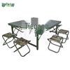 Tielan Military Green Adjustable Folding Camping Table