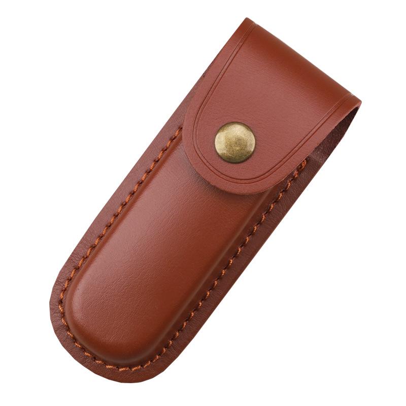 Universal Folding Tool Knife Sheath/Holster - Top Layer Cowhide Leather