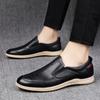 Pánské stylové mokasíny Nová značka Kožené boty pro muže Vysoce kvalitní mokasíny Pánské boty na řízení Pánská obuv Pánské společenské boty