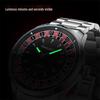 Orologio al Quarzo Impermeabile da Uomo, Tendenza Moda Luminoso, con Cinturino in Pelle