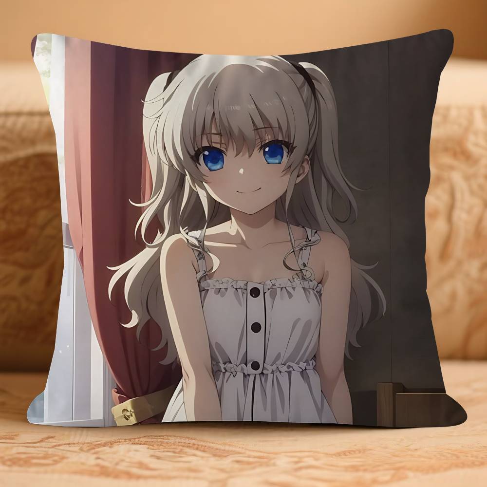 Charlotte Tomori-Nao Decorative Room Aesthetics Pillow Case Home Decor Bedroom Sofa Bed Couch Pillow Cover 45x45