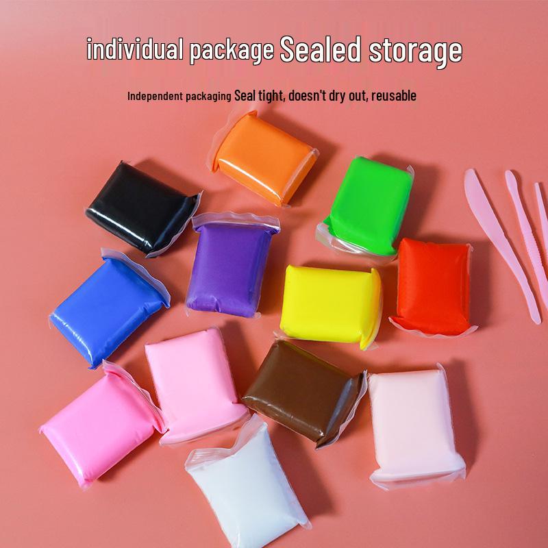 Ultra-light Clay: 36 Color Set for Kids - DIY Figurine Plasticine for Kindergarten Crafting