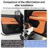 4Pcs For Haval H9  2024 2025 Car Door Leather Anti Kick Interior Side Dustproof Edge Film Pad Protector Sticker Accessories