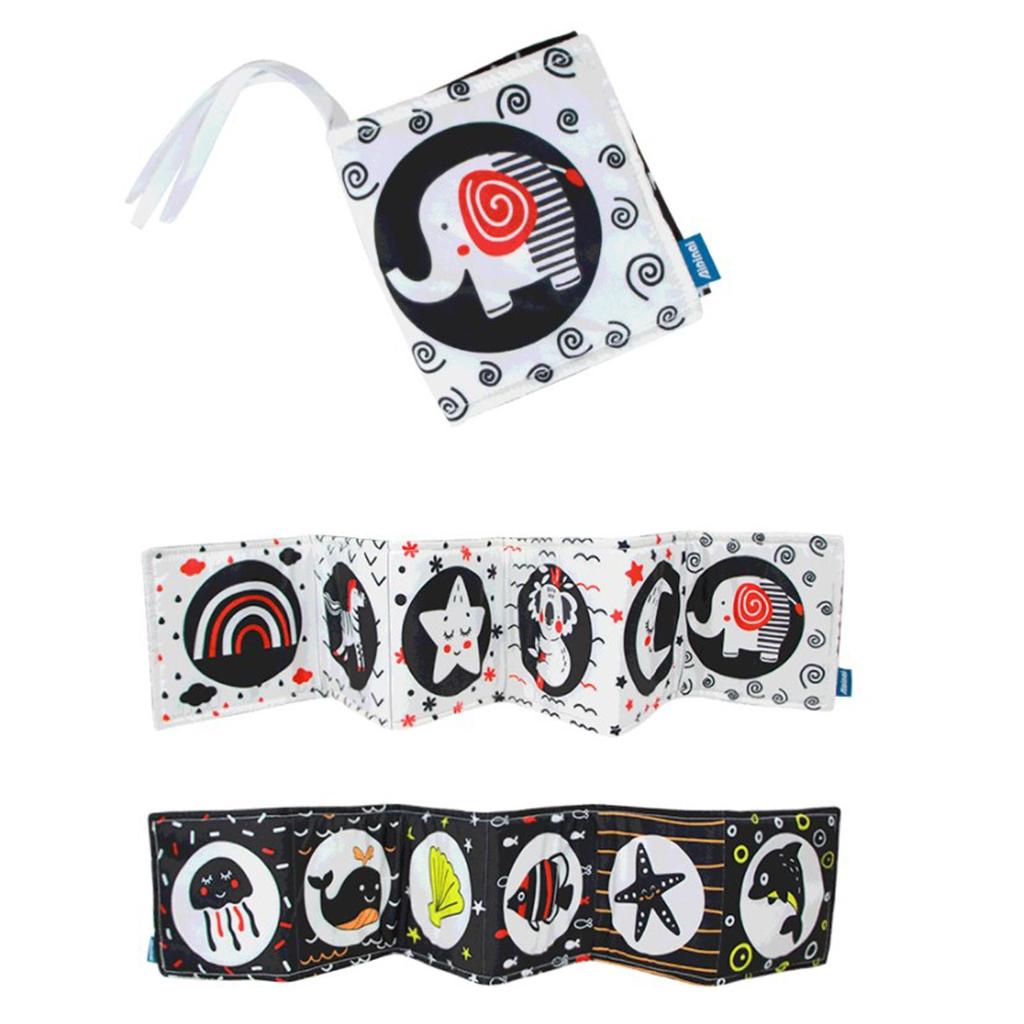 Buy High Contrast Babies BookBlack and White Soft Books for BabiesNontoxic Fabric Touch and