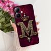 For Infinix Smart 20 Case X6840 X6840B Cute Crown Letters Cover Soft Silicone Case For Infinix Smart 20 Smart20 Back Cover Coque