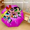 8‑Rib Automatic Umbrella, The Powerpuff Girls Design Foldable Umbrella for Sun Rain Protection Travel