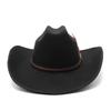 Tibetan Wool Felt Hat With Large Brim And Black Leather Belt For Men And Women Summer Sun Protection