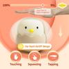 Duck Silicone Night Light for Children With Timer Usb Rechargeable Dimming Touch Lamp Sleeping Bedroom Cartoon Animal Decor Gift