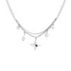Four-Pointed Star Women's Necklace - Light Luxury & Original Design Clavicle Pendant