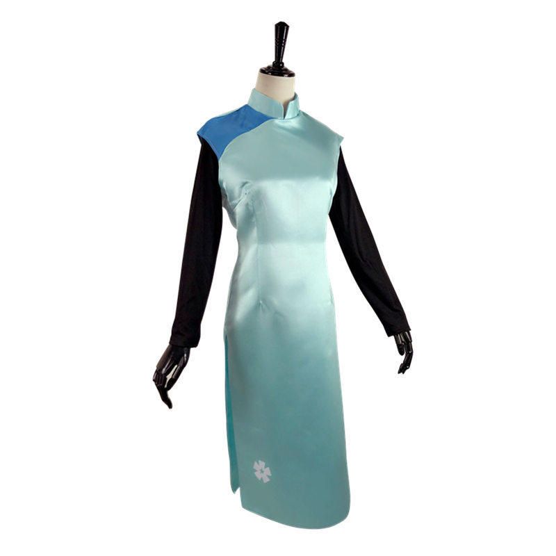 

Manya Plum Blossom Thirteen C Costume Qipao Assassin Wu Liuqi Cosplay Women s Anime Outfit Individual Cheongsam S