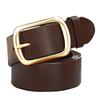 Retro New Style Leather Belt for Men's Genuine Leather Belt for Middle Aged and Young People Versatile Pin Buckle Casual Trousers