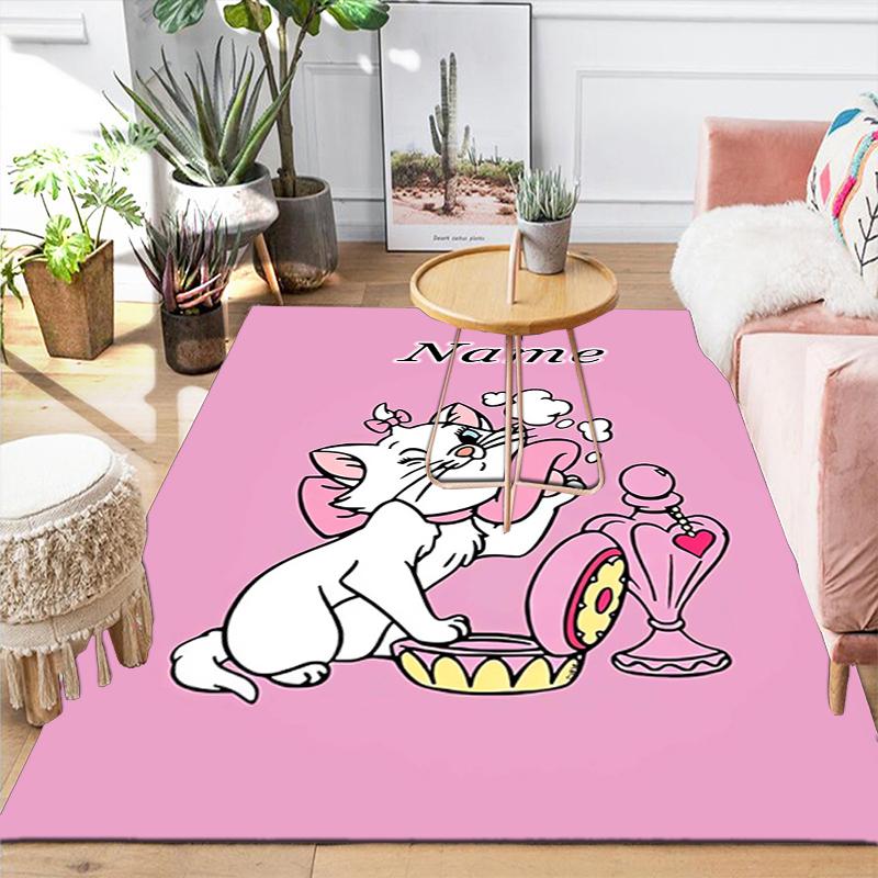 Custom 1Pc Artemis Cats Tea Party Rug Office Carpet Indoor Outdoor Entrance Doormat Nonslip Soft And Comfortable Living Room D916121