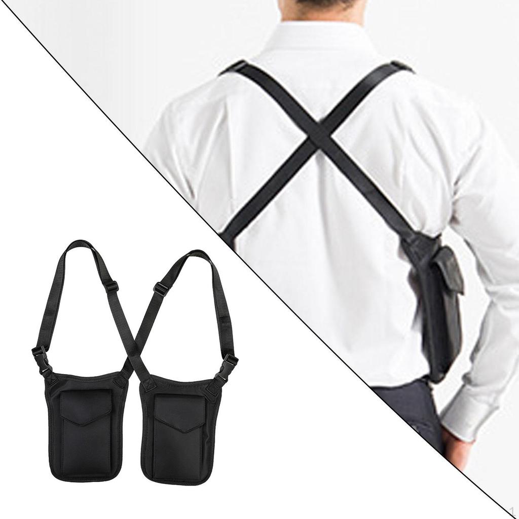 Hiddens Underarm Shoulder Bag Anti Thief Pack Pocket for Outdoor Sports Hiking
