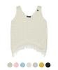 BHPOLOCLUB Women'S Summer Crochet Fringe Knit Vest 7 Colors Tk102