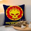 Cushion Cover  Linen  SkinFriendly Soft Decorative Case for Sofa Home Decor The Offspring Band Pillow Cover