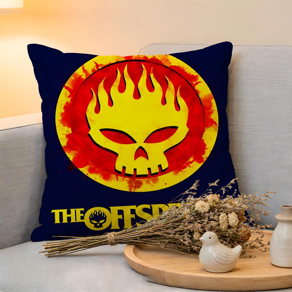 

Cushion Cover Linen SkinFriendly Soft Decorative Case for Sofa Home Decor The Offspring Band Pillow cover 30x30cm