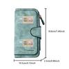 Unisex Small Animal Floral Long Zipper Wallet Large Capacity Card Holder Fashionable Zipper Coin Purse Versatile Daily Use Clutch Bag For Women Men