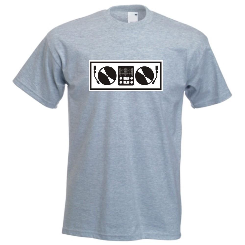Dj Turntables TShirt Club Dance Edm Music Rave Cool Funny 2XL