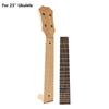 23/26 Inch Ukulele Neck Fretboard DIY Accessories Fretboard Fingerboard Neck for Stringed Instruments Musical Neck Fretboard Set