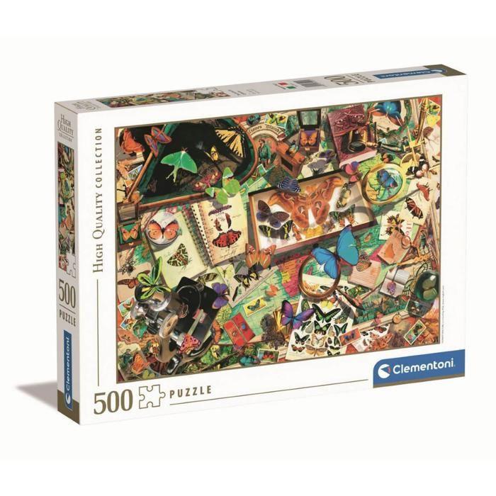 Puzzle 500 pièces : Collection de papillons
