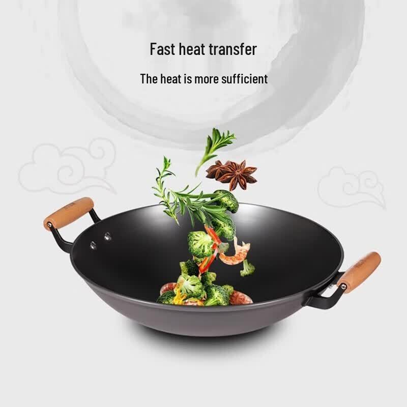 BTSM Handmade Cast Iron Wok