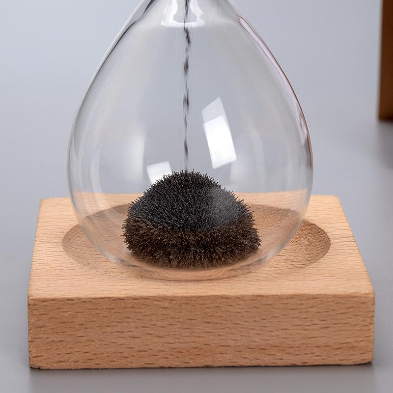 Magnetic Hourglass Quicksand Desktop Ornament - Creative Sandglass Timer Decoration