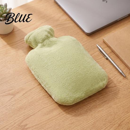 Durable Heat Pack PVC Hot Water Bottle with Plush Cover, 1000/2000ML Leakproof Bag, Leak Proof Bag Cold Compress Pouch for Shoulder, Back, Hand, Legs,