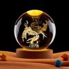 Pisces Constellation 3D Crystal Ball Night Light – Valentine's Day & Birthday Gift for Girls