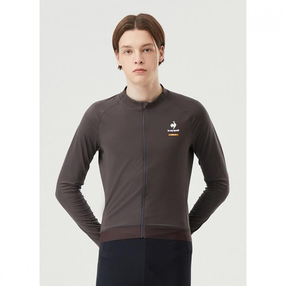 

Le Coq Sportif Men S Long SLeeve jerSey Dgr Qp121cpj21 DGR grey/105 XL