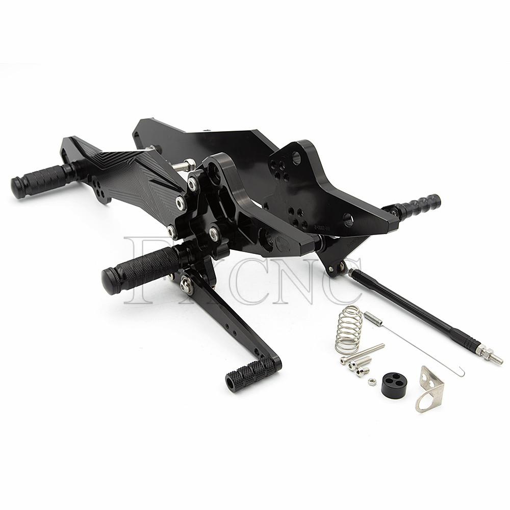 FOR Kawasaki Z800 Z 800 ZR800 ABS 2013 2014 2015 2016 CNC Motorcycle Rearset Footpeg Footrest Rear Set Foot Peg Pedal