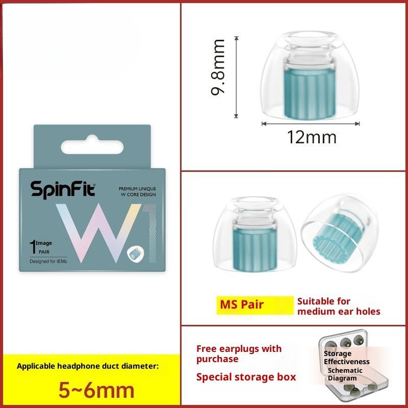 SpinFit W1 In-Ear Headphone Silicone Ear