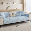 LaTeX Ice Silk Sofa Cushion Summer Summer Summer Summer Mat Cartoon Printed Cushion Non-Slip Ice Mat Modern Sofa Cover Summer