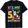 It's My 5th Birthday Ferret Lover 5 Year Old Bday Party T-Shirt