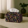1pc Folk Decorative Ramadan Celebration Tissue Holder Featuring a Lantern And Palace Moon Design, Vibrant And Versatile Fabric Tissue Box, Ideal for O