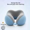 Ergonomic Neck Pillow Comfortable Ergonomic U-Shaped Neck Pillow with Storage Bag Slow Rebound Support, for Travel, Napping, and Office Use