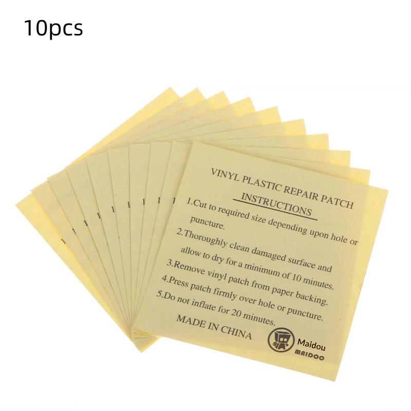 

Repair Patch Waterproof Self Adhesive For Pvc Inflatable Boat Air Mattress Swimming Ring Emergency Fix Outdoor Gear Transparent 10pcs