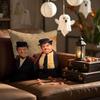 Classic Comedy Duo Print Cushion Cover, Zippered & Machine Washable Stain-Resistant, Sofa & Bed Pillowcase