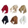 Comfortable Cotton Bandana Wrap Triangular Shape For Hair Or Neck Accessory Solid Color Design Easy To Wash