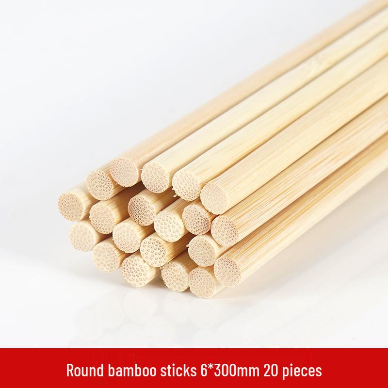 Bamboo and Wooden Craft Sticks: DIY Model Strips and Slices