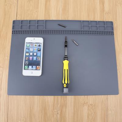 Mobile Phone Computer Repair Workbench Table Mat Multifunctional Magnetic High Temperature Heat Insulation Silicone Pad