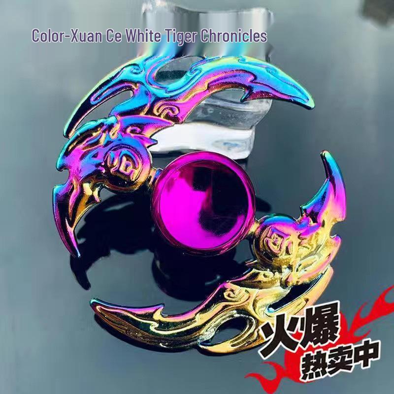 Hundred Styles Alloy Finger Spinner: Cool Decompression Toy for Kids and Students