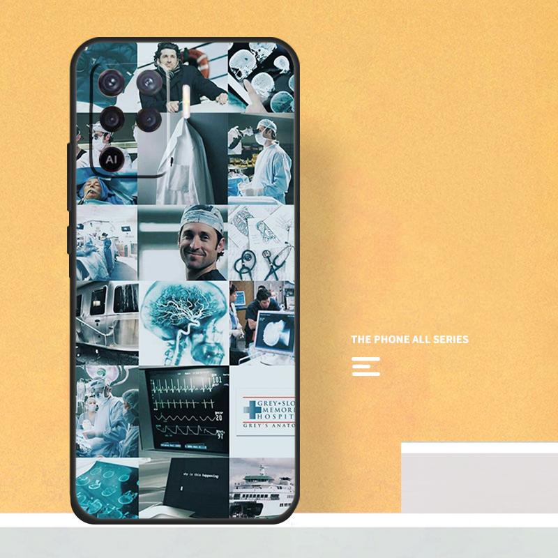 Greys Anatomy Case For Oppo A40 A60 A80 A78 A98 A58 A38 A18 A54 A74 A94 A96 A76 A16 A15 A17 A57 A5 A6 Pro