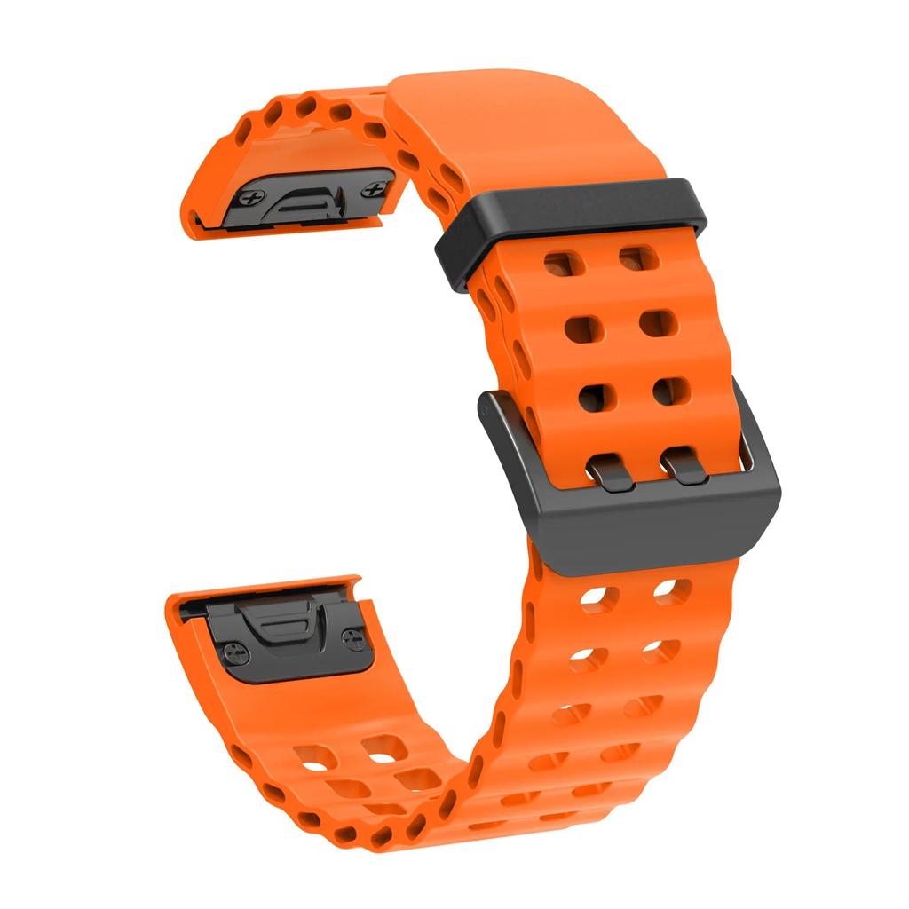 22 26MM Silicone WatchBand For Garmin Fenix 8 51MM 47mm 8E Enduro3 2 7X 7 6X 6 Pro 5X 5 Strap WristStrap Quick Release Bracelet