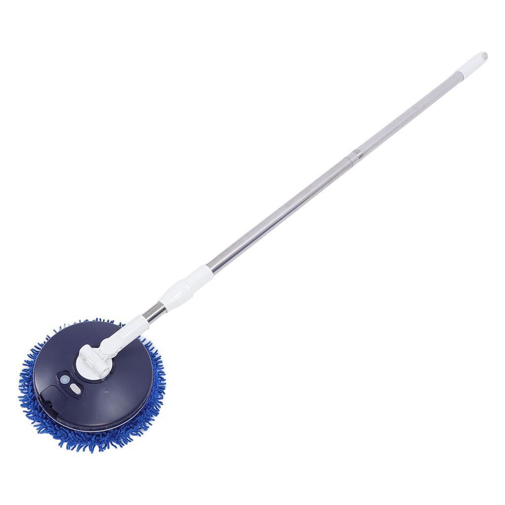 Electric Car Cleaning Brush Rotating Car Wash Brush Mop Cleaning Tool Telescopic Handle Soft Bristles for Home Car Use