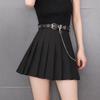 SCIONE Skirt+Belt Female Pleated Skirt College Style High Waist Short Skirt Tooling Skirt Suit Skirt