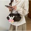 Minimalist Solid Color Handbag Women Belt Buckle Design Shoulder Bag Elegant Pu Leather Crossbody Bag Daily Commuting Mini Bag