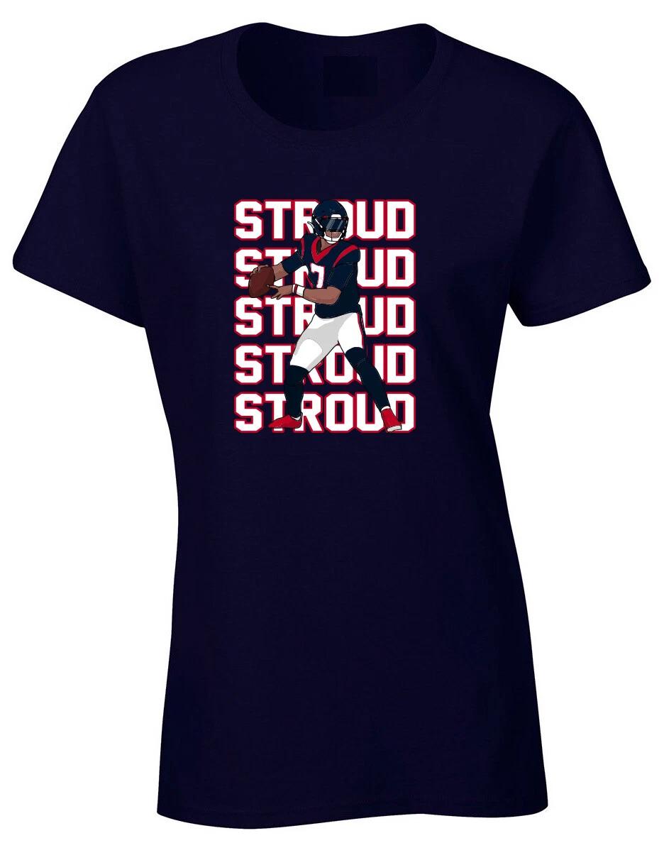 CJ Stroud Houston Texans Text Pic Women s T-Shirt L
