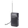 Portable AM FM Radio Black Color Headset Pluggable Built in Loud Speaker AM FM Transistor Radio