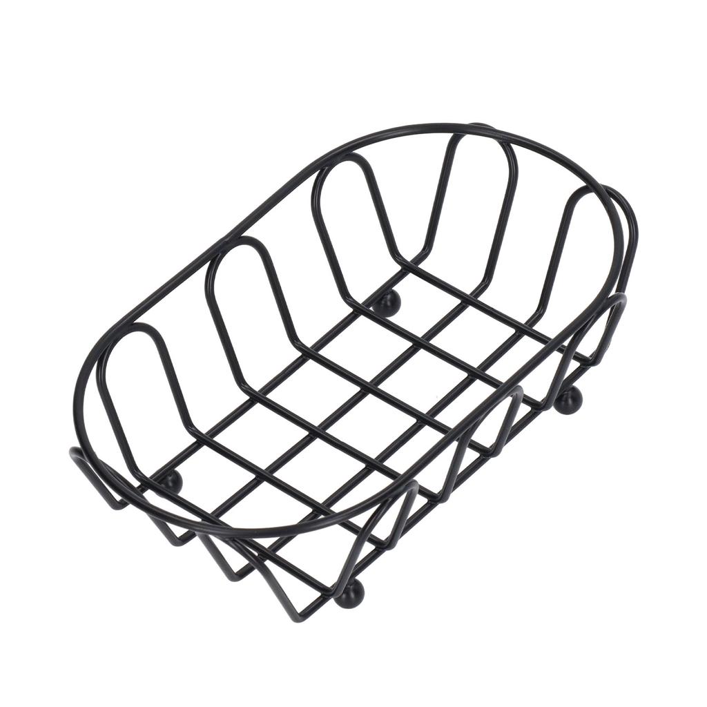 Stainless Steel French Fry Holder Food Grade Safe Fashionable Fries Basket for Snacks Baked Food